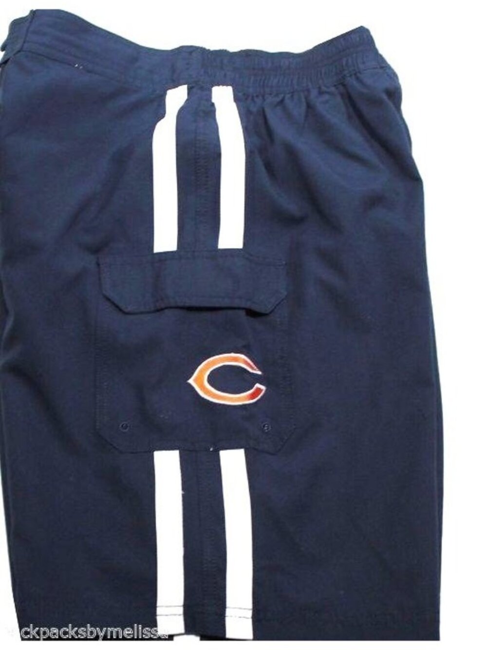 Chicago Bears Men Swim Shorts Board Shorts Trunk Elastic Waist Adult Size Medium